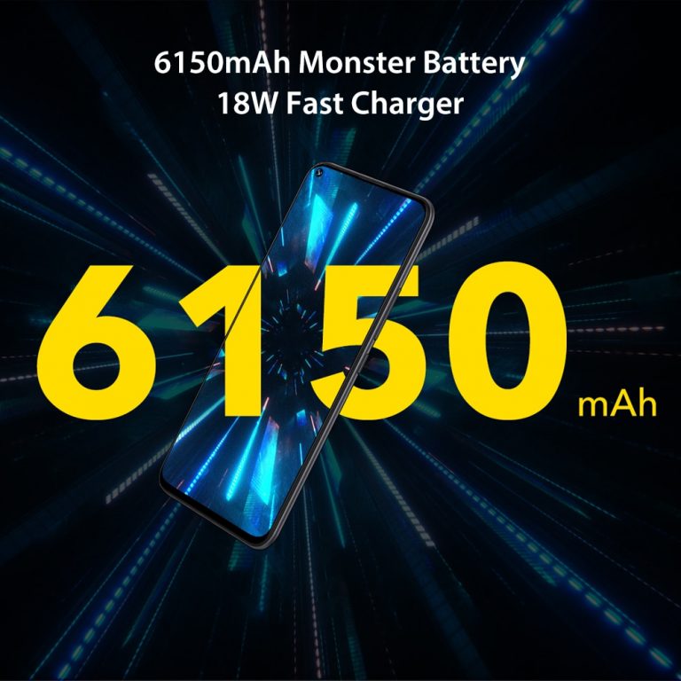 UMIDIGI Power 3 Moblie Phone Android 10 48MP Quad AI Camera 6150mAh 6.53" FHD+ 4GB 64GB Helio P60 Global Version Smartphone NFC 2 Power Through Your Day – UMIDIGI Power 3 Android 10 Smartphone