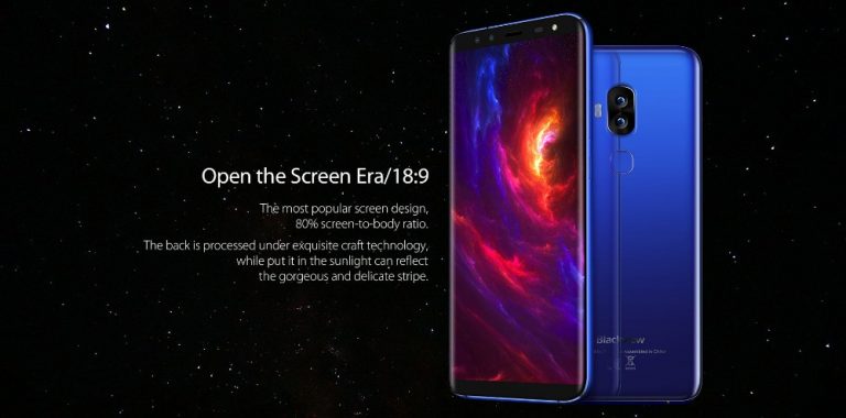 Blackview S8 4G LTE Smartphone 5.7'' 18:9 Full Screen Octa Core 1.5GHz 4GB RAM 64GB ROM 4 Cameras Android 7.0 Mobile Phone