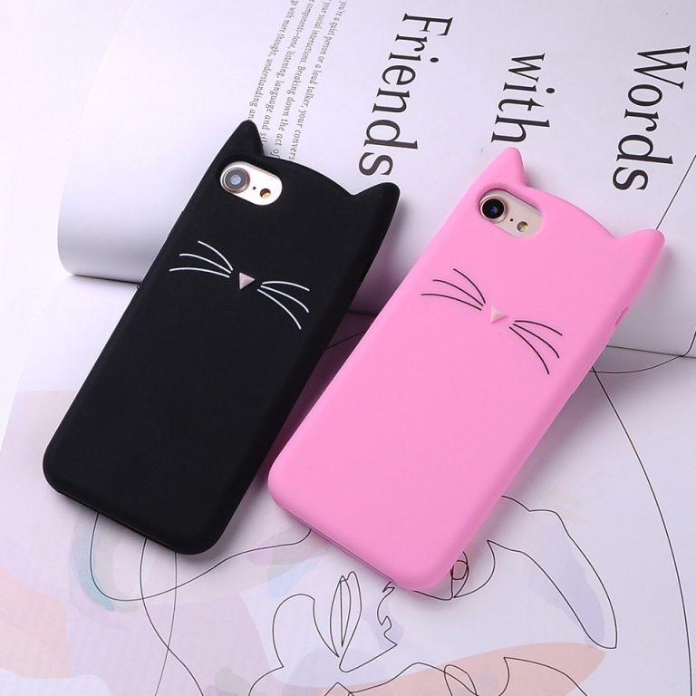 New Cute Smile Glitter Bearded Cat Case For iphone SE 5 5S 5C 6 6S 7 8 Plus X XR XS 10 Max Squishy Cat Cover Mobile Phone Bags 2 Smile Glitter Bearded Cat Case For iphone SE 5 5S 5C 6 6S 7 8 Plus X