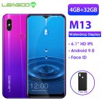 LEAGOO M13 Android 9.0 19:9 6.1" Waterdrop Smartphone 4GB RAM 32GB