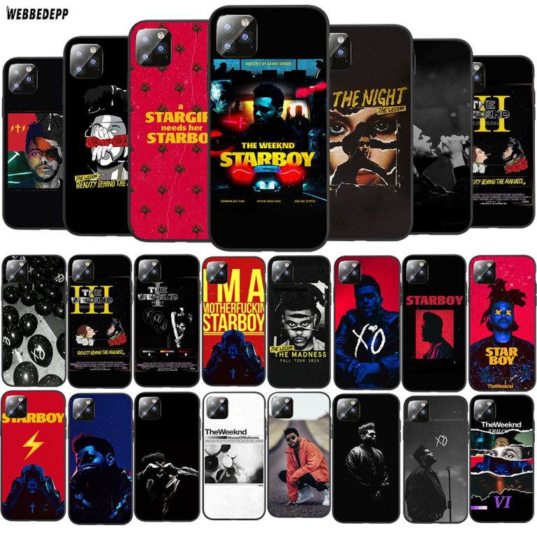 Q14 The Weeknd TPU Phone Cover for Apple iPhone 6 6S 7 8 Plus 5 5S SE X XS