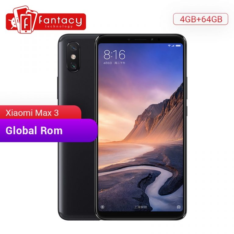 Global ROM Xiaomi Mi Max 3 4GB 64GB 6.9" Full Screen Snapdragon 636 Octa Core 5500mAh QC 3.0 12MP+5MP Dual Camera Smartphone Global ROM Xiaomi Mi Max 3 4GB 64GB 6.9" Full Screen Snapdragon 636 Octa Core 5500mAh QC 3.0 12MP+5MP Dual Camera Smartphone