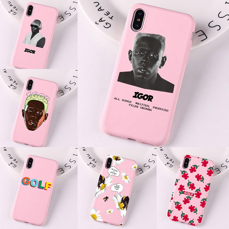 For Iphone Golf Tyler the creator igor album Pink Color Soft Cover For iPhone 11 Pro MAX Xs 8 7 6S Plus XS XR 5S Silicone Case