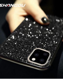 Luxury Bling Glitter Diamond Case For iPhone 11 Pro 6 6s 7 8 Plus Cover For iPhone X Xr Xs Max FashionSoft Silicone Case Fundas