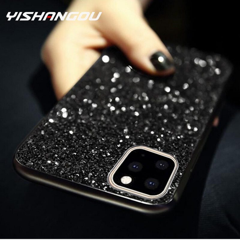 Luxury Bling Glitter Diamond Case For iPhone 11 Pro 6 6s 7 8 Plus Cover For iPhone X Xr Xs Max FashionSoft Silicone Case Fundas
