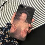 Fashion Abstract Art Underwater Boy&Girl Couple Phone Case For iPhone