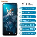 OUKITEL C17 Pro 6.35"19.5:9 Android 9.0 4G RAM 64G ROM Octa Core