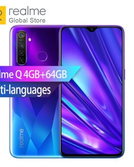 Realme Q 4GB RAM 64GB ROM Snapdragon 712 AIE Octa Core 6.4" Mobille Phone 48MP Quad Camera Smartphone VOOC 20W Fast Charger