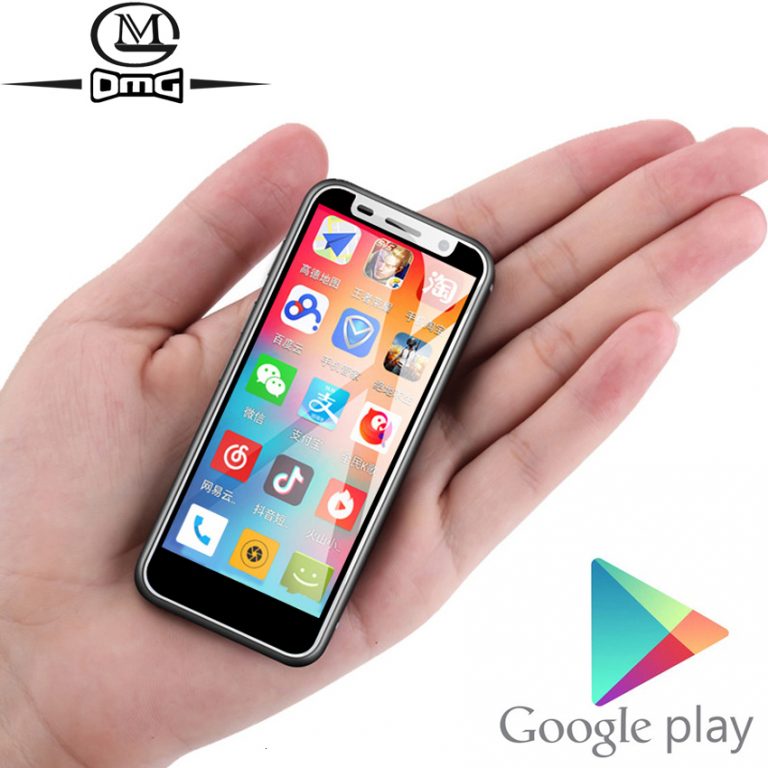 Support Google Play 3.4 inch small mini 4G Smartphone Android 8.1 fingerprint Dual SIM Quad Core Unlock cellphone Melrose 2019