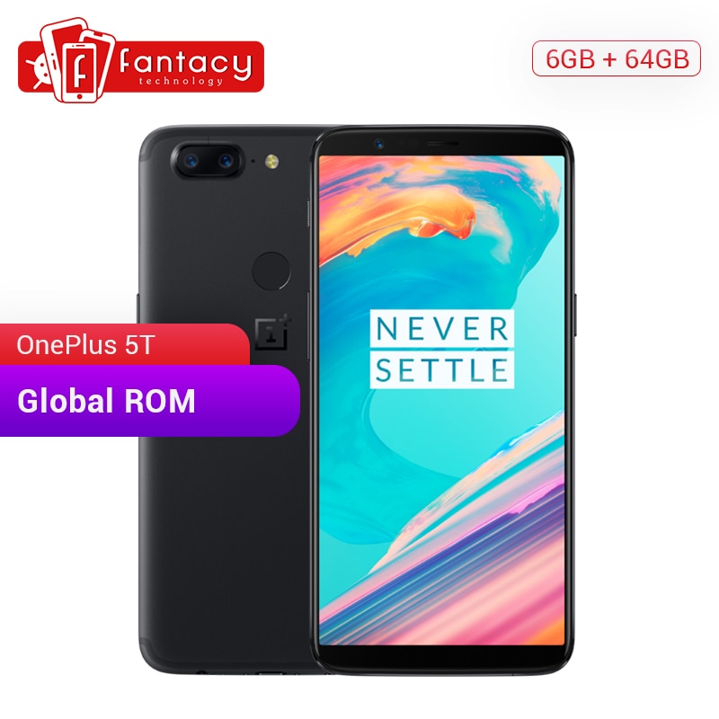 OnePlus 5T 5 T 6GB/8GB RAM 64GB/128GB ROM Snapdragon 835 Octa Core 6.01" FHD 20MP Dual Camera OxygenOS Android 7.1 SmartPhone