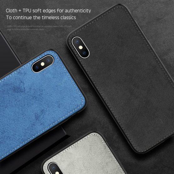 New Fabric Ultra-thin Canvas Silicon Case For iphone 7 8 6 6s Plus 11 Pro X - Image 3