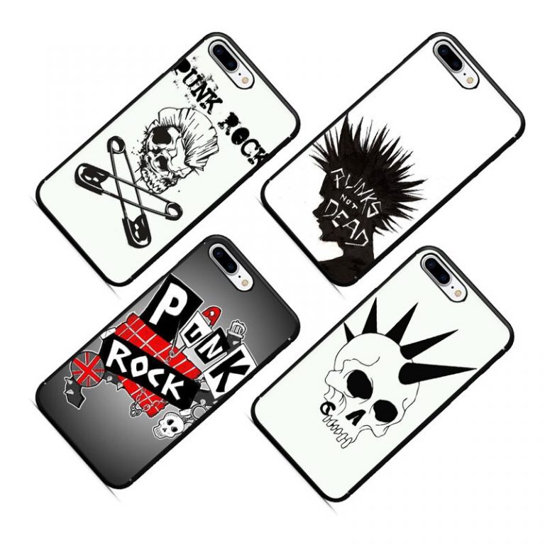 Punk Rock Soft TPU Phone Case for iPhone 11 Pro 5 5s 6 6s 7 8 Plus X XR XS MAX 2 Punk Rock Soft TPU Phone Case for iPhone 11 Pro