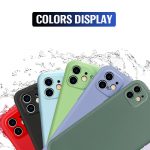 Liquid Silicone Phone Case For IPhone 11 Pro Max Case Shockproof Back