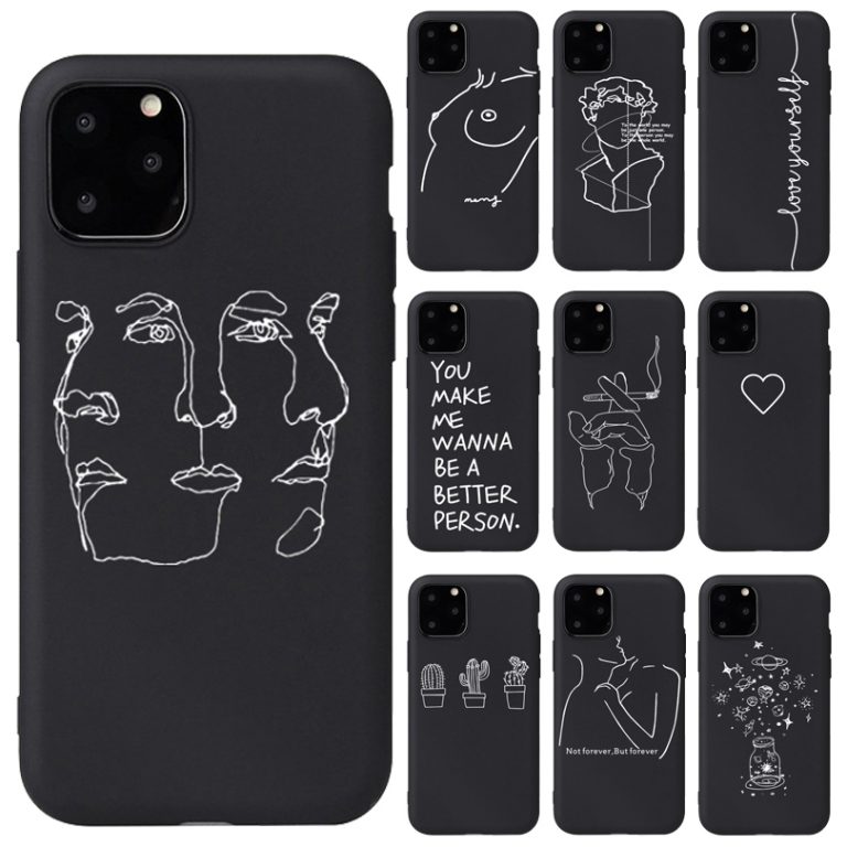 Cute Phone Case For iPhone 6 6s 7 8 Plus X XR XS 11Pro Max 5 5s SE Lover Face Soft TPU For iPhone 11 Pro Case Capa High Quality 1 Cute Phone Case For iPhone 6 6s 7 8 Plus X XR XS 11Pro Max 5 5s SE Lover Face
