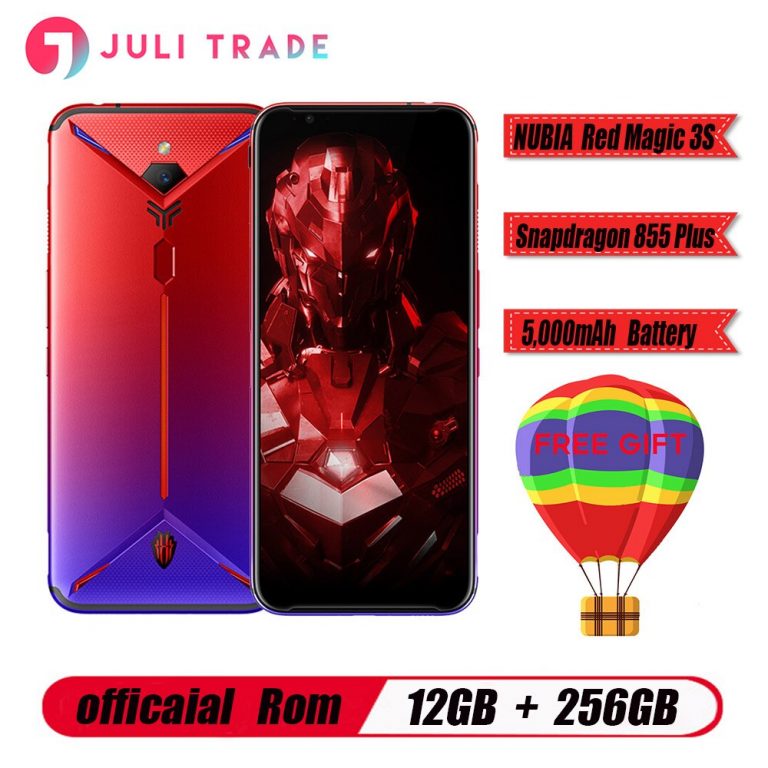 Global version Nubia Red Magic 3S Smartphone 12GB RAM 256GB ROM Snapdragon 855 Plus 6.65" AMOLED 5000mAh Fast charge Game phone Global version Nubia Red Magic 3S Smartphone 12GB RAM 256GB ROM Snapdragon 855 Plus 6.65" AMOLED 5000mAh Fast charge Game phone