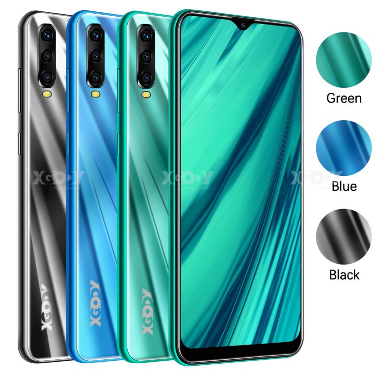 XGODY A90 3G Smartphone 6.53" Waterdrop Screen Android 9.0 Mobile Phone