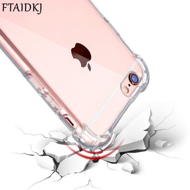 Fashion Shock Proof Phone Case For iPhone 11 Pro Max XS Max XR X Clear Soft Silicone Corner Protect TPU Cover For iPhone 8 7 6 6S Plus Capa