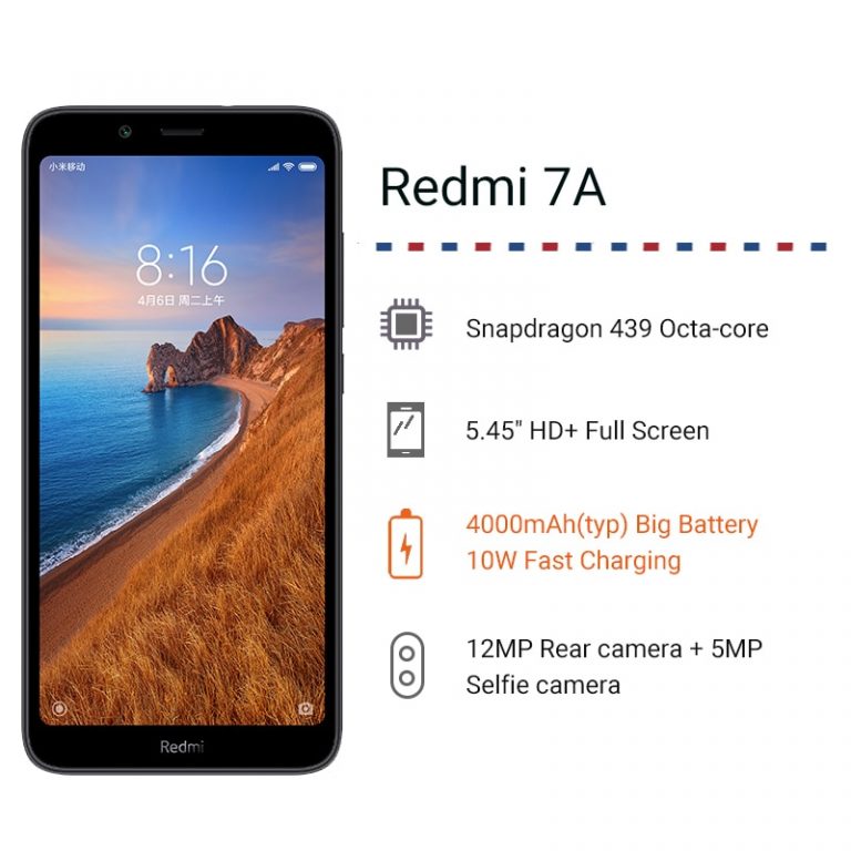 Global Rom Xiaomi Redmi 7A 3GB RAM 32GB ROM Mobile Phone Snapdragon