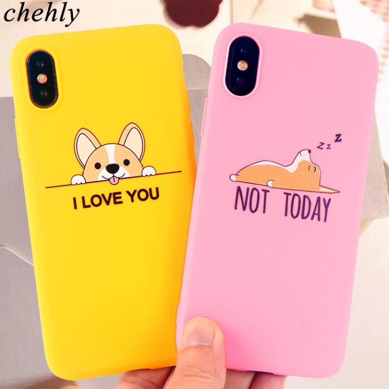 Cute corgi Phone Case for iPhone 6s 7 8 11 Plus Pro X XS MAX XR Cases Soft Silicone Protection Cell Phone TPU Accessories Cover 2 Cute corgi Phone Case for iPhone 6s 7 8 11 Plus Pro X XS MAX XR Cases Soft Silicone