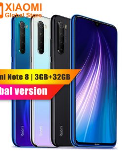 Global Version Xiaomi Note 8 3GB RAM 32GB ROM Mobile Phone Note8 Snapdragon 665 Quick Charging 4000mAh Battery 48MP SmartPhone