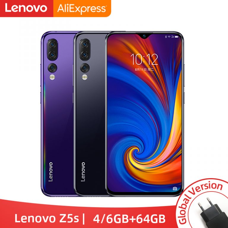 Global Version Lenovo Z5s Snapdragon 710 Octa Core 4GB 6GB 64GB Smartphone Face ID 6.3inch Android P Triple Rear Camera