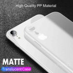Ultra Thin 0.3mm Translucent Matte Phone Case For iPhone X XR XS 11 Pro Max
