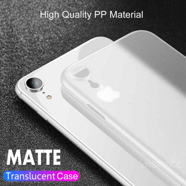 Ultra Thin 0.3mm Translucent Matte Phone Case For iPhone X XR XS 11 Pro Max