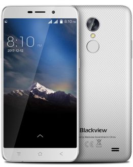 Blackview A10 Android 7.0 3G Smartphone MT6580A Quad Core 2GB RAM 16GB ROM 5inch HD Fingerprint 8.0MP Rear Camera Mobile Phone