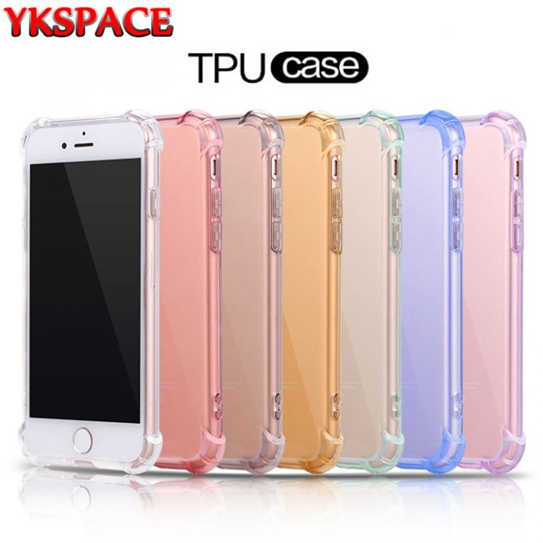 7 Colors Clear Soft Silicone TPU Case For iPhone 6 6S 7 8 Plus X XS MAX XR 11 Pro