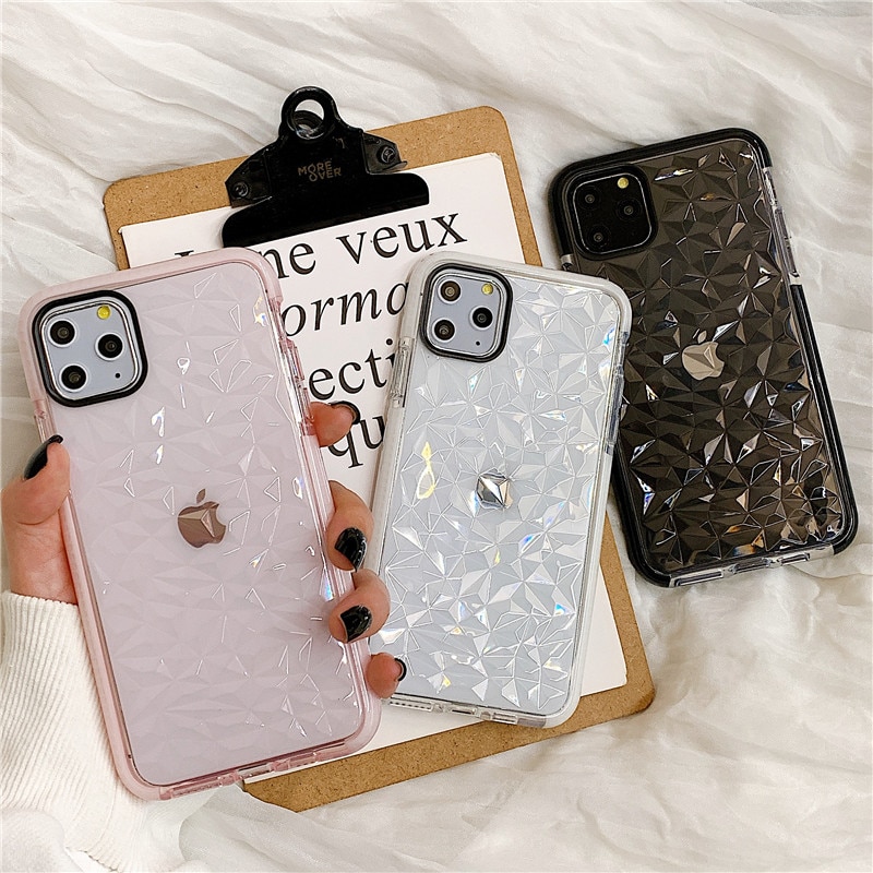 Luxury Jelly Phone Case For iPhone 11 Pro X XR XS Max Soft TPU Transparent Case Shockproof Clear Cover For iPhone 7 8 6 6s Plus