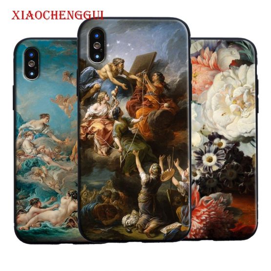 Classic painting flower aesthetic Phone Case Cover Shell For Apple iPhone 5 Se 5s 6 6s 7 8 Plus 8Plus X XR XS MAX 11 pro max