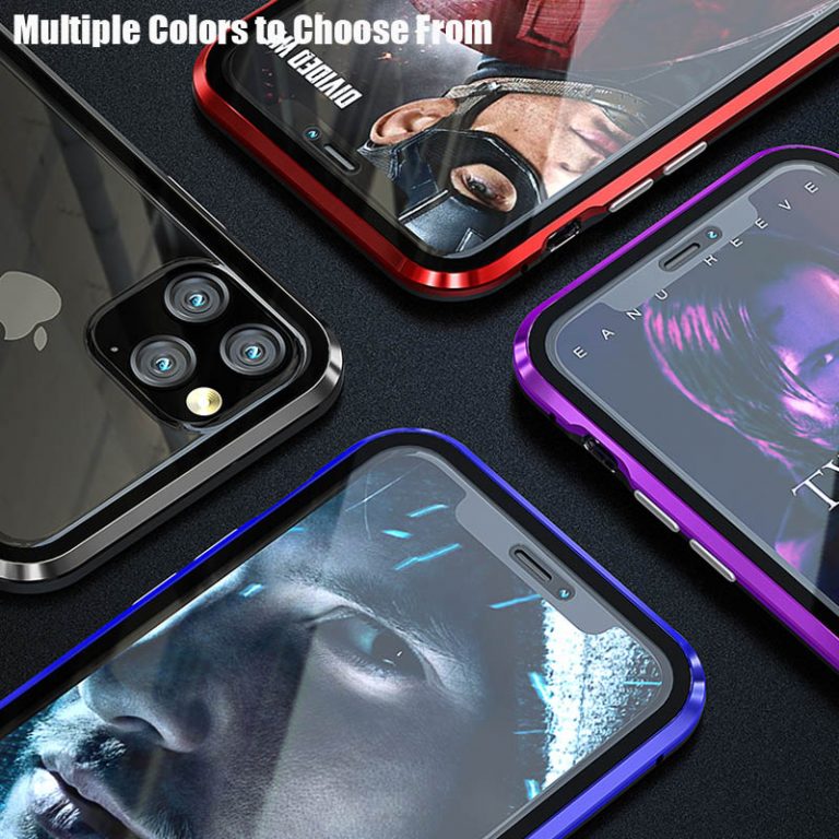 Magnetic Adsorption Metal Phone Case For iPhone 11 Pro X XS MAX XR