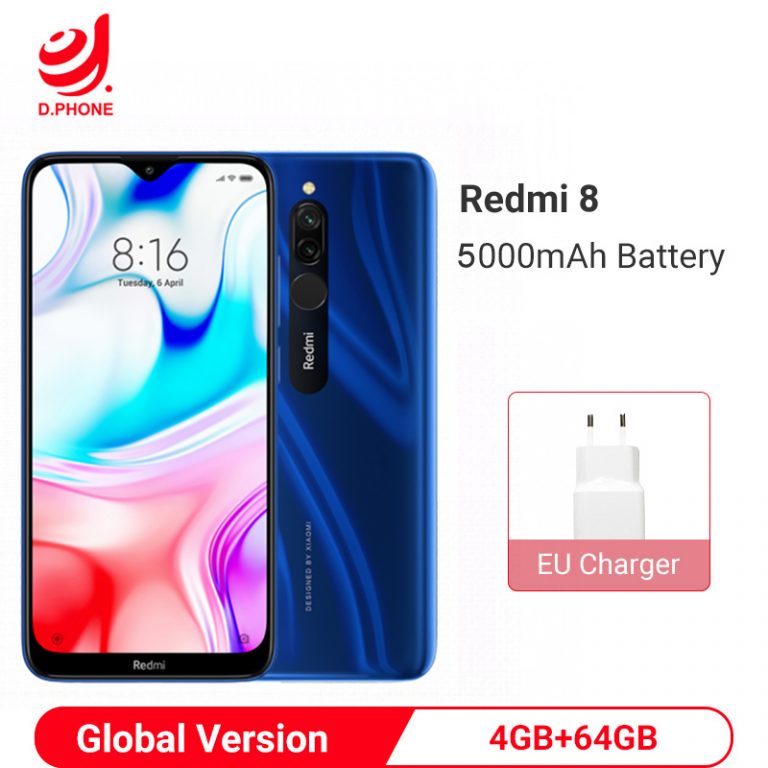 Global Version Xiaomi Redmi 8 4GB 64GB Smartphone Snapdragon Octa Core