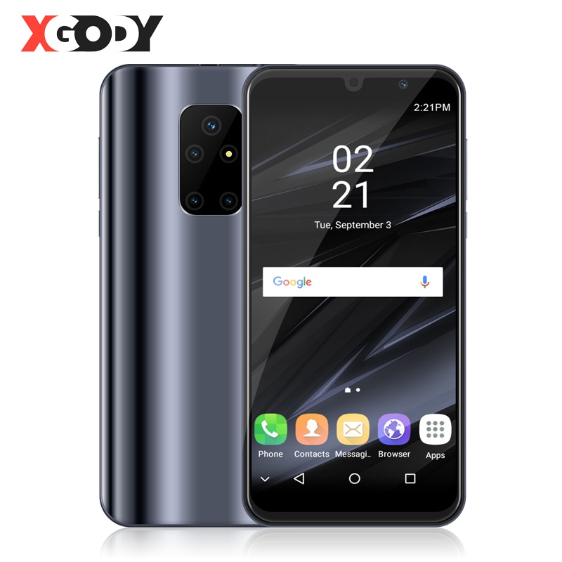 XGODY Mate 30 Mini 3G Smartphone Android 8.1 Dual Sim 5.5" 18:9 Full Screen 1GB 4GB MTK6580 Quad Core 5.0MP 2200mAh Mobile Phone