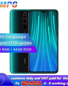 Global ROM Xiaomi Redmi Note 8 Pro 6GB 64GB Smartphone Octa Core MTK Helio G90T 64MP Rear Camera 4500mAh 2340x1080 Phone