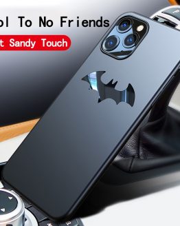 Ultra-thin Metal Batman Matte PC Phone Case For iPhone 11 Pro Max XSmax XR XS X 8 7 6s 6 Plus Magnetic Protection Cover Coque