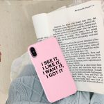 Fashion 7 Ring Ariana Grande Cute Print Silicone Back Pink Case for IPhone