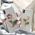 LOVECOM Vintage Flower Gold Powder Phone Cases For iPhone 11 Pro Max XS