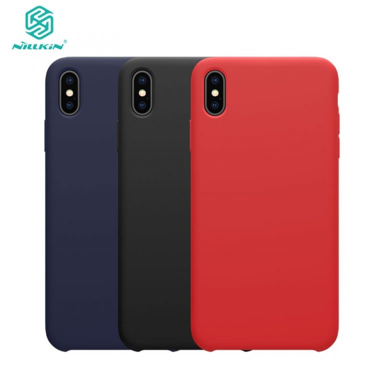 For Apple iphone X XR case NILLKIN Flex Pure CASE Slim Soft Liquid Silicone
