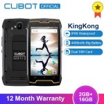 Cubot KingKong IP68 Waterproof Dustproof Shockproof MT6580 Quad Core 4400mAh 5.0"Android 7.0 Cellular 2G RAM 16G ROM Smartphone