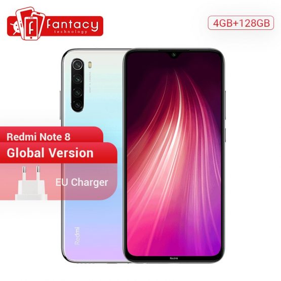 Global Version Redmi Note 8 4GB 128GB 48MP Quad Cameras Smartphone Snapdragon 665 Octa Core 6.3" FHD Screen 4000mAh 18W 4K Video