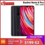 Global ROM Xiaomi Redmi Note 8 Pro 6GB 64GB 64 MP Quad Cameras MTK Helio G90T Smartphone 6.53'' FHD+ 4500mAh 18W QC 3.0