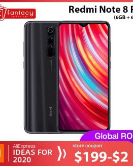 Global ROM Xiaomi Redmi Note 8 Pro 6GB 64GB 64 MP Quad Cameras MTK Helio G90T Smartphone 6.53'' FHD+ 4500mAh 18W QC 3.0