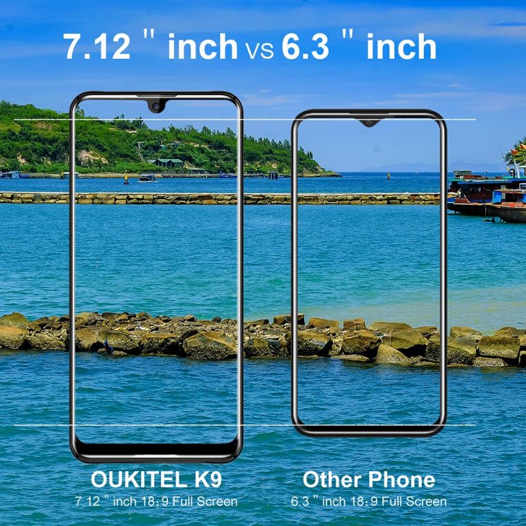 OUKITEL K9 K 9 7.12" Android 9.0 Cellphone 4GB 64GB MT6765 Smartphone