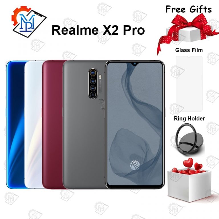Original Realme X2 Pro Mobile Phone 6.5 inch 90Hz Fluid Screen 12GB+256GB Snapdragon 855 Plus Camera 64.0MP NFC Smartphone
