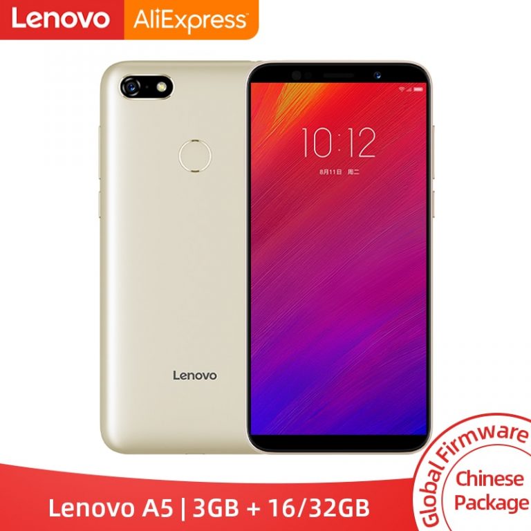 Global ROM Lenovo A5 3GB 16GB 32GB Smartphone MTK6739 Quad Core 5.45 inch Screen 4G LTE Phones 4000mAh Face ID Fingerprint
