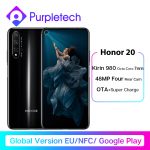 Global Version Honor 20 Smartphone 6G128G Kiri 980 Octa Core 6.26''48MP Four Camera Mobile Phone NFC Google Play SuperCharge