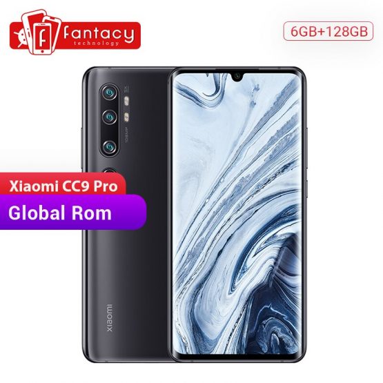 Global Rom Xiaomi Mi CC9 Pro 6GB RAM 128GB ROM Snapdragon 730G Smartphone 108MP Penta Cameras 6.47' AMOLED Curved Screen 5260mAh