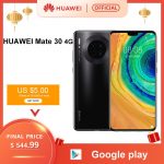 HUAWEI Mate 30 8GB 128GB Kirin 990 Smartphone 40MP Triple Cameras 24MP