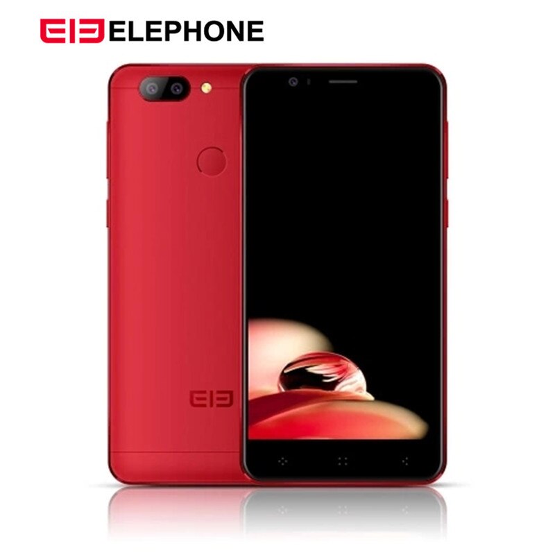 ELEPHONE P8 Mini 4G LTE 4GB 64GB Smartphone Octa Core 16.0MP Fingerprint ID MTK6750T Android 7.0 5.0" Cellphone China Red Gift